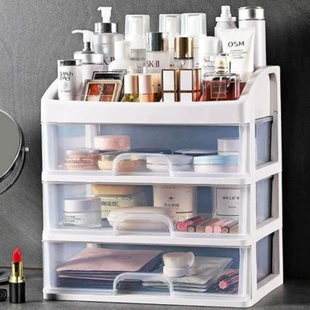 Student-friendly lipstick for manicure, table cosmetic storage box