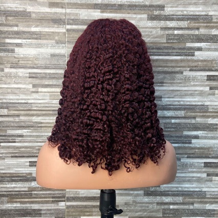 European and American Cross-Border Real Human Hair 100%Human Hair Bob Wig 4X4 Bob Deep Wave Foreign Trade Wig