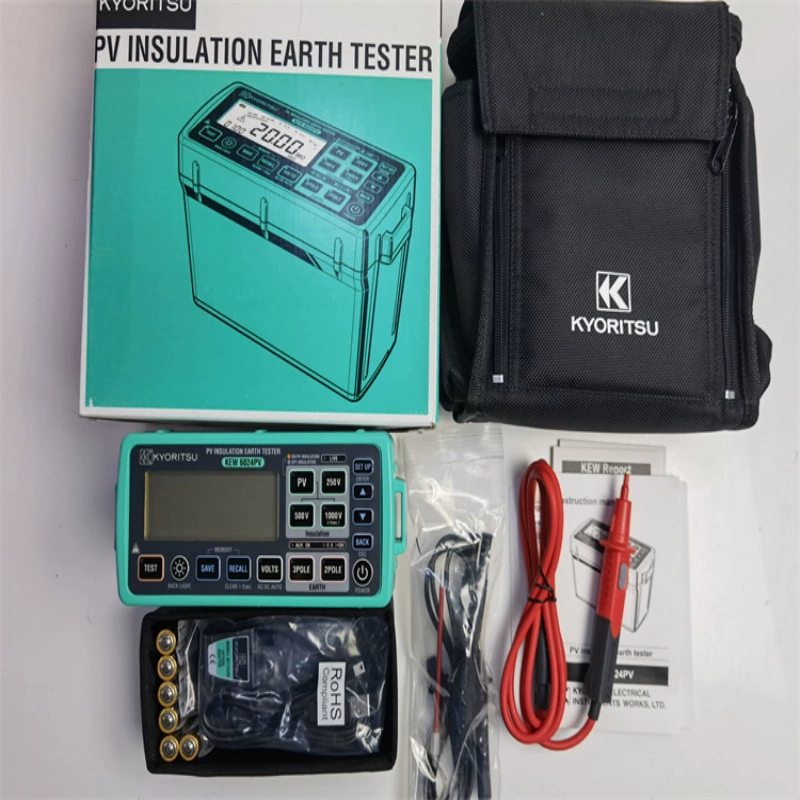 KEW 6024PV Клец, Япония KYORITSU фотоэлектрический тест на заземление изоляции