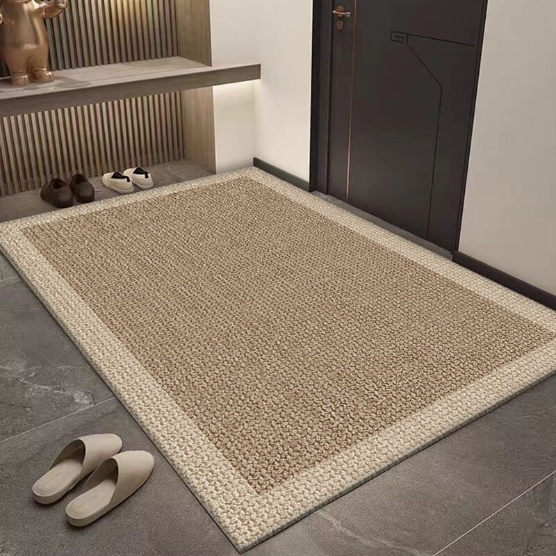 Entrance Floor Mat, Entryway Carpet, Door Mat, Household Doorstep Mat, Light Luxury Cut-To-Size Entryway Mat, Water-Absorbent, Non-Slip, Wholesale