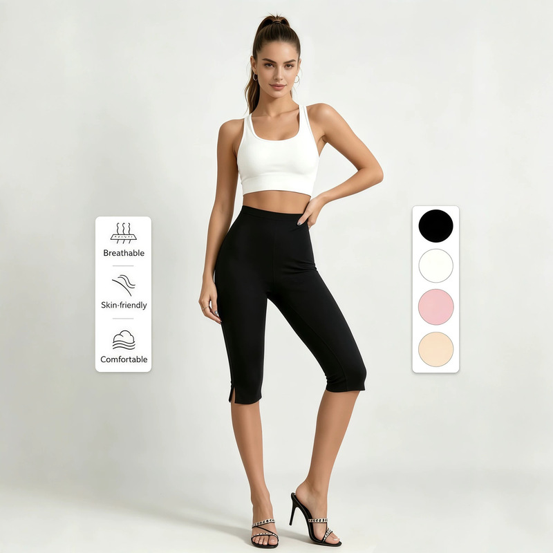 Amazon's best-selling women's capri pants, high-waisted, slit, three-quarter length, stretchy, slim-fit casual pants Amazon's best-selling women's capri pants, high-waisted, slit, three-quarter length, stretchy, slim-fit casual pants