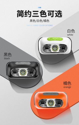 Factory wholesale infrared high-intensity outdoor headlamp LED lighting long-range flashlight head-mounted flashlight fishing charging