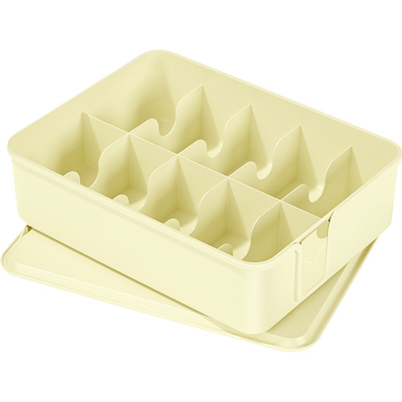 Caja de almacenamiento de ropa interior calcetines domésticos ropa interior compartimento de armario a prueba de polvo tres en uno sujetador cajón caja de Organización p