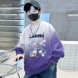 天才鲸春童装秋冬装儿童春款韩版加绒卫衣男童上衣冬款百搭潮外套