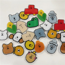 韩国ins可爱卡通手握支架懒人滴胶亚克力手机支架气囊支架