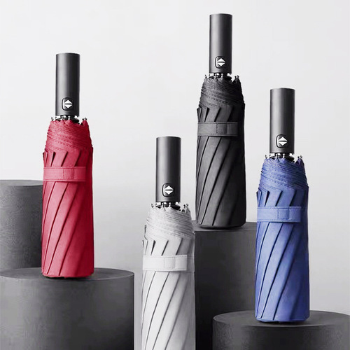 Fully automatic folding umbrella, vinyl, sun protection, UV protection, wind resistance, sun umbrella, sunshade, men and women, rain or shine