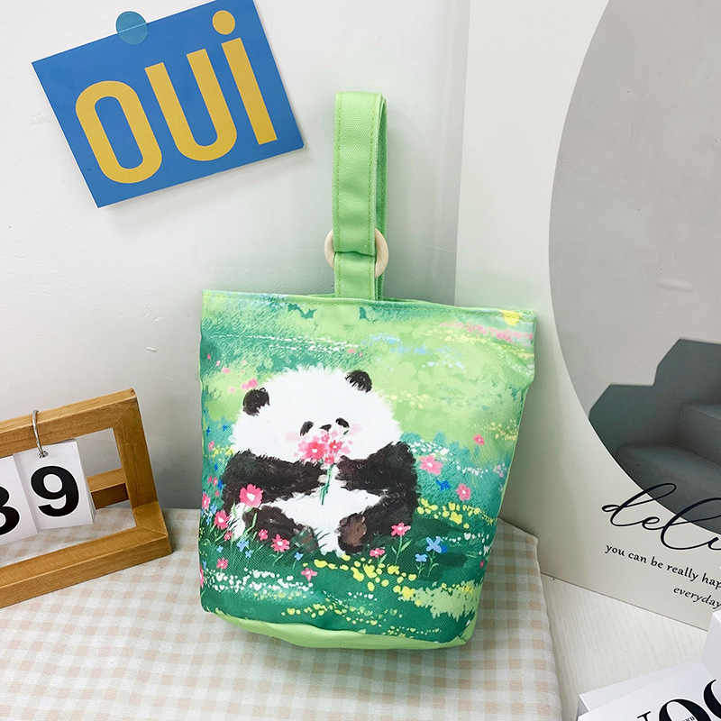 Bolsas de lona de mano en stock bolsas de lona de viento pueden imprimir logotipo para niños regalos bolsas de mano bolsas de mamá