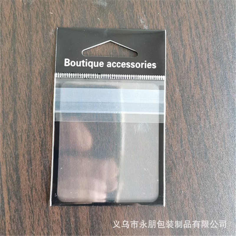 Bolsa de Embalaje Universal de accesorios pequeños en stock bolsa de joyería de plástico transparente compuesto sellado inverso ziplock bolsa al por mayor