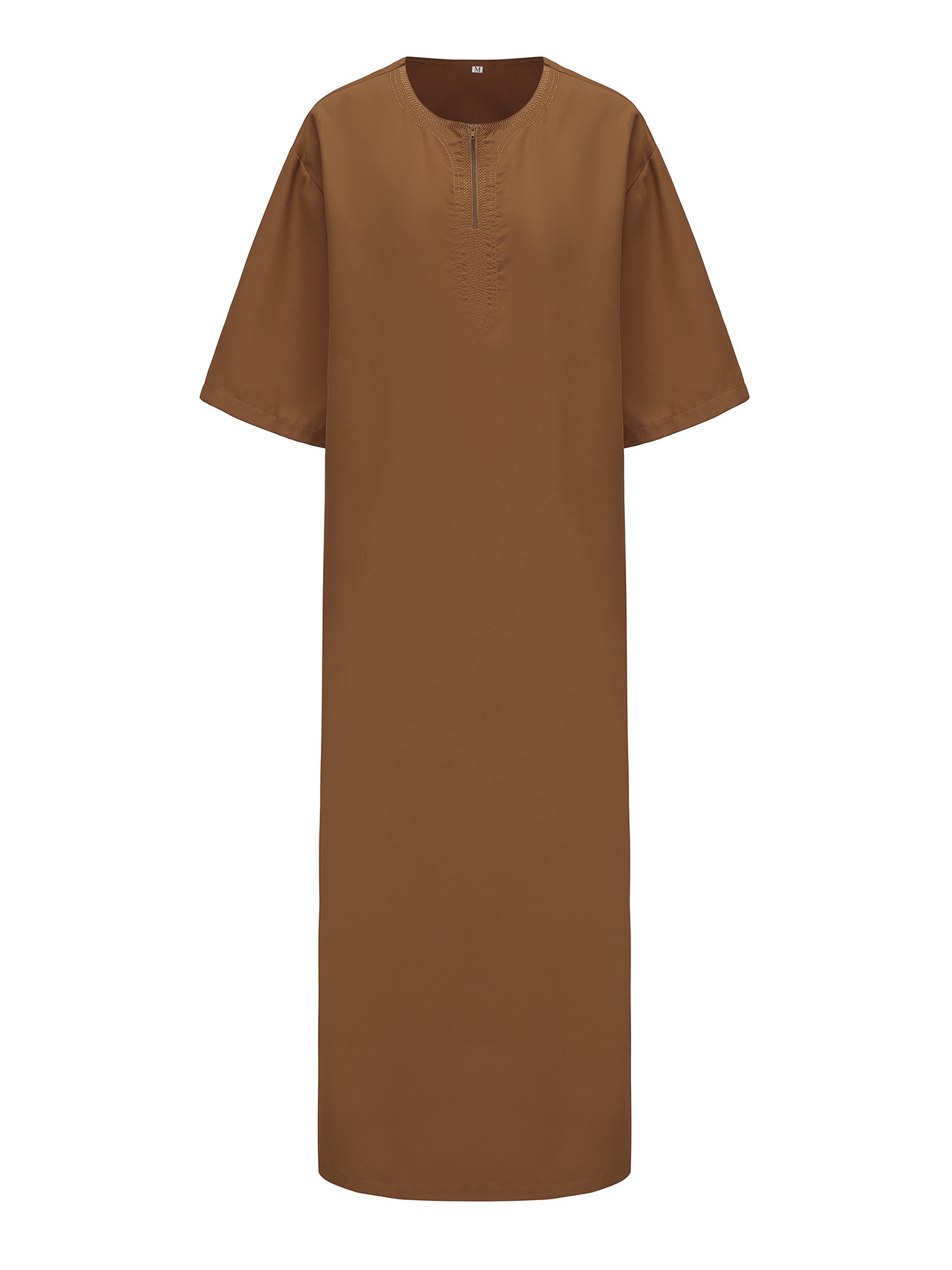 Abito musulmano uomo stile oman comodo marrone_voghion.com