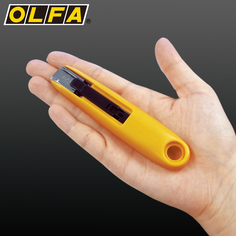 日本进口OLFA爱利华SK-7安全刀开箱美工刀工作刀拆快递自动弹回