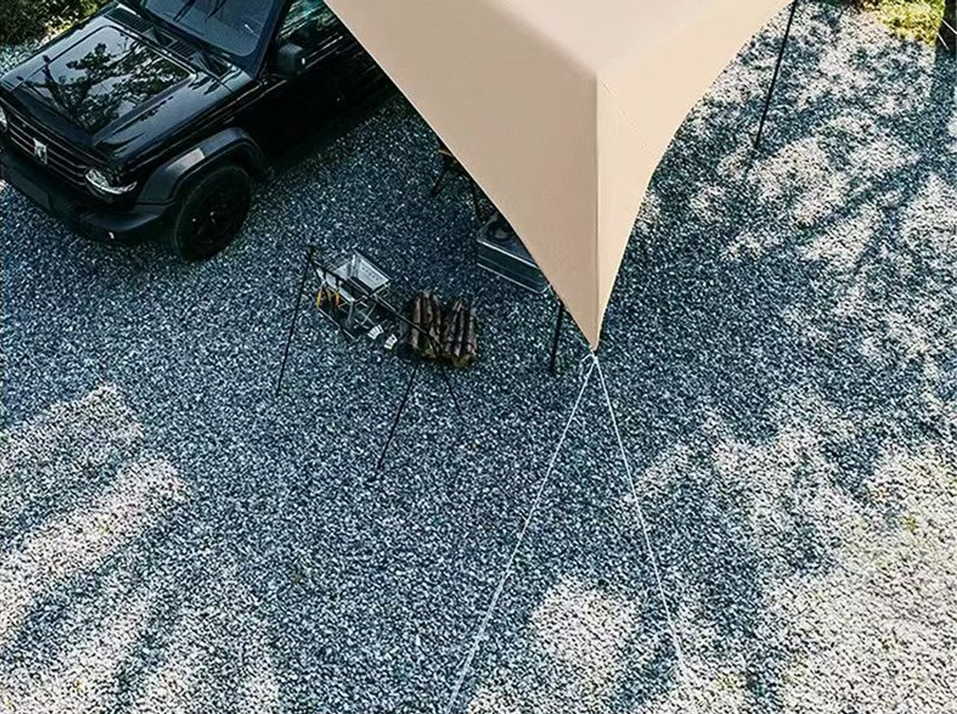 Factory-made car side canopy, car side and rear tent, car roof sunshade with suction cups, specialized for off-road self-driving tours