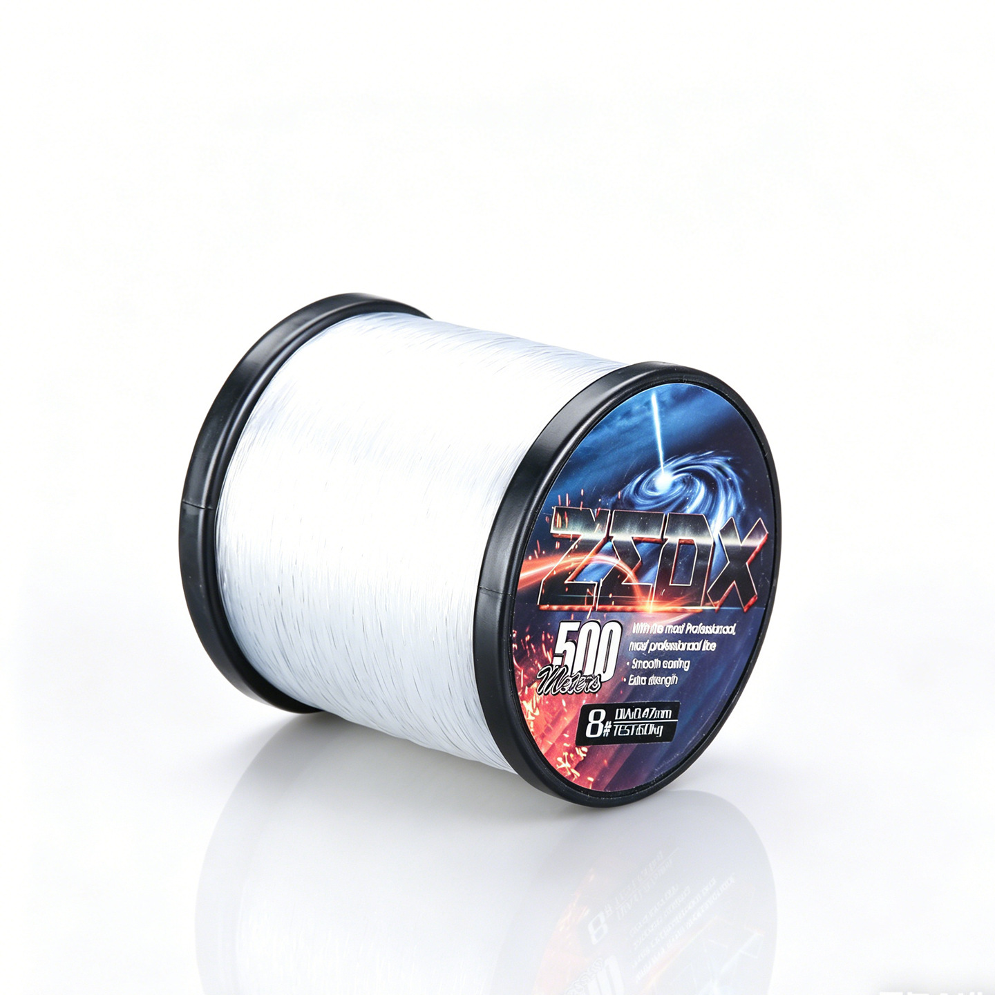 Línea de Pesca de Nylon de Alta Resistencia 500m Nylon Alta Resistencia, Transparente para Peces Grandes