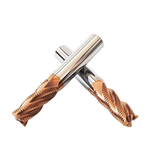 55° 4-edge steel rough leather corrugated milling cutter HRC55° carbide coated thread opening rough milling Tangbei cutter