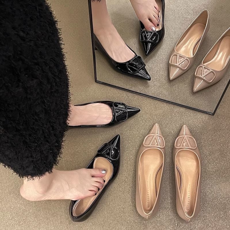 Versatile High-Heeled Women's Shoes to Match Skirts, 2025 Internet Celebrity Summer French Retro Style, Eye-Catching and Non-Slip Shoes Versatile High-Heeled Women's Shoes to Match Skirts, 2025 Internet Celebrity Summer French Retro Style, Eye-Catching and Non-Slip Shoes