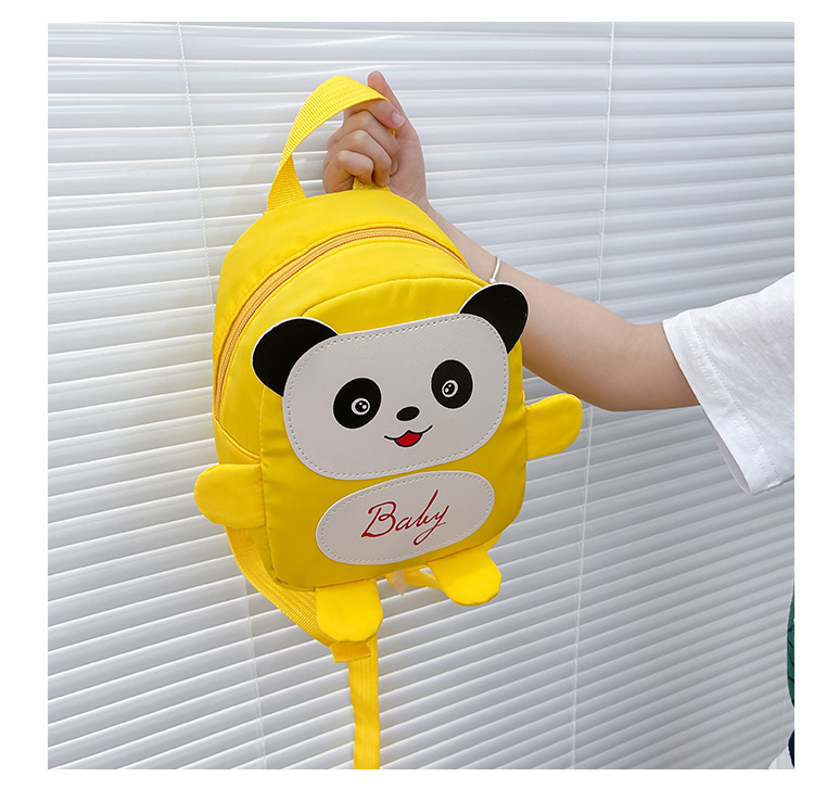 Kindergarten schoolbag for children, boys and girls, 1-3-5 years old, anti-wandering rope, cute frog, double-shoulder baby small backpack undefined