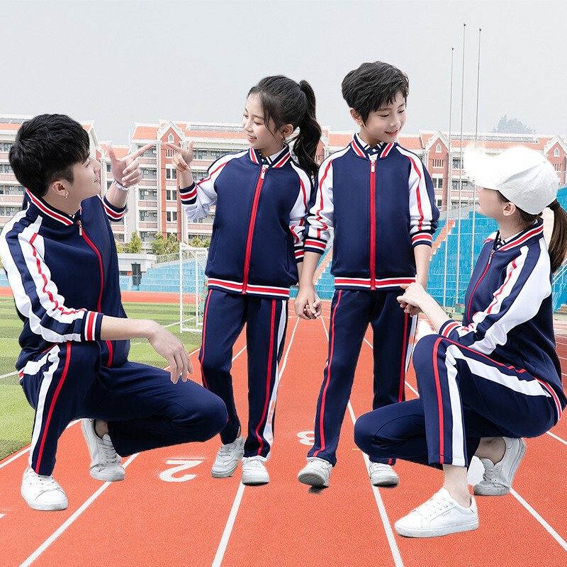 중학생 교복, 봄, 가을 의류, 커플 운동복, 초등학생 도매 가디건 의류, 여성용 코트, 긴팔 바지