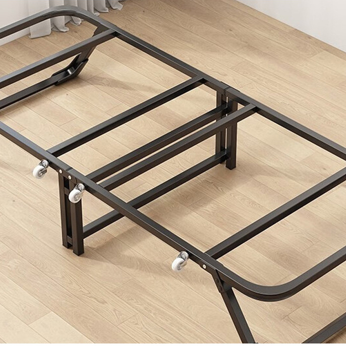 Cama plegable, cama individual casera, cama de marcha, cama de enfermería portátil, cama de acompañamiento, cama de almuerzo de oficina
