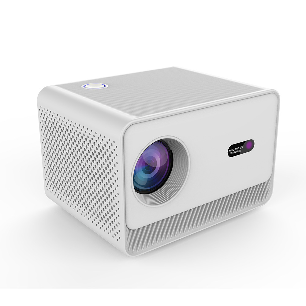 Transfronterizo 1080P HD proyector inteligente proyector portátil para el hogar, oficina, teléfono móvil, proyector Android