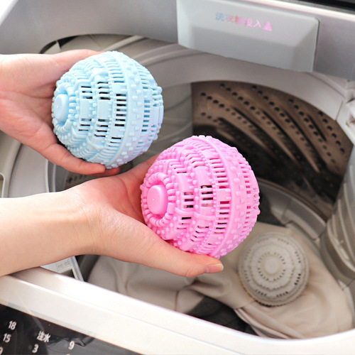 Large laundry ball, decontamination, anti-tangle, laundry ball, fragrance-retaining, elastic, non-damaging magic ball, ceramic particles