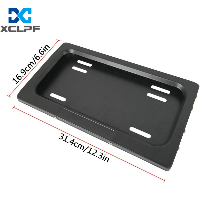 Cross-border Amazon US-regulated electric double license plate license plate frame license plate frame Canada one-on-two control license plate frame