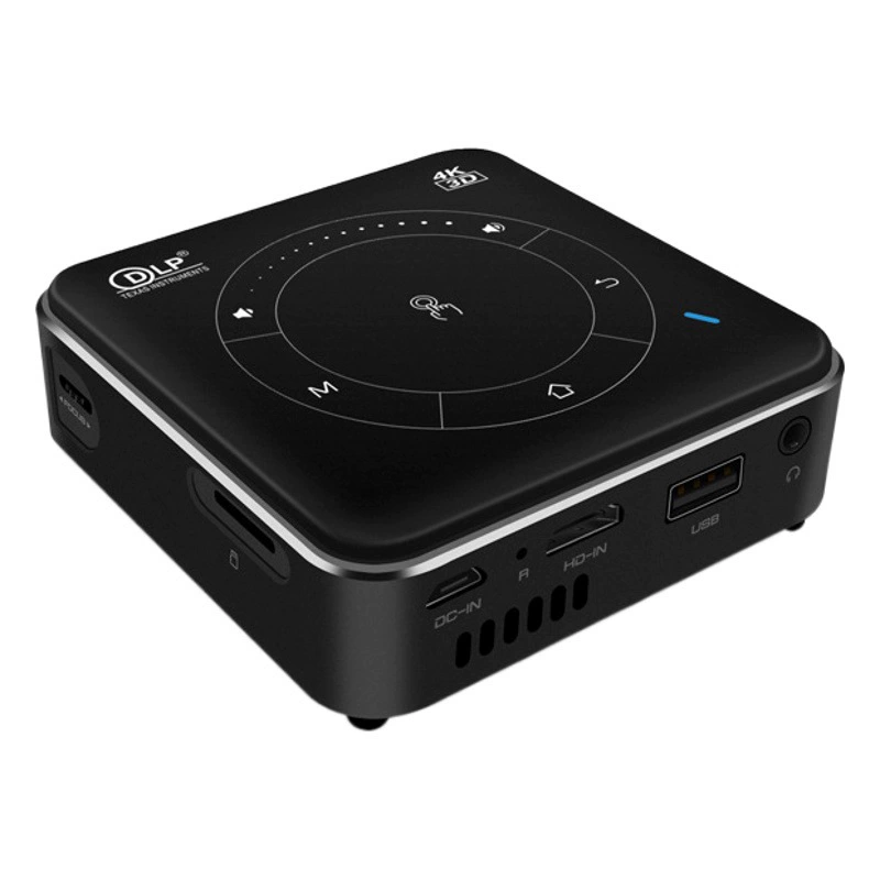 Проектор P114 + 32GB 4K HD DLP Mini 3D умный мини проектор Портативная Домашняя проекция