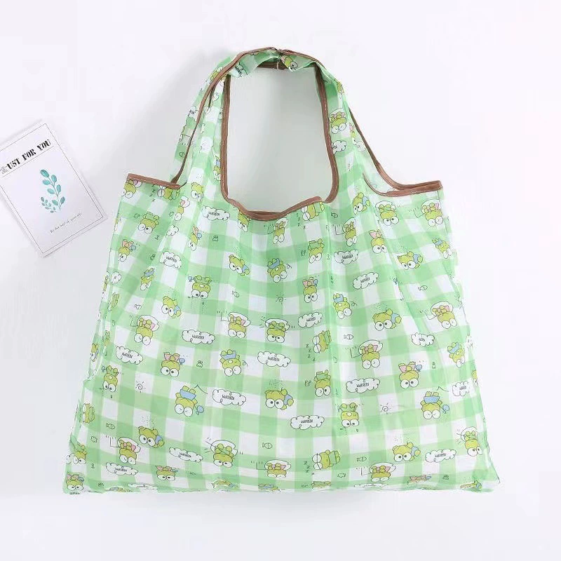 Folding cute cartoon big shopping bag