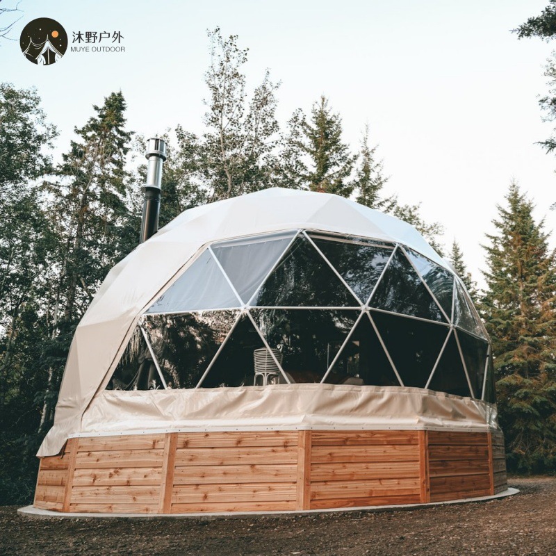 Luz de lujo Internet celebridad transparente esférica cielo estrellado tienda fábrica al aire libre granja lugar escénico vacaciones camping B & B Hotel tienda