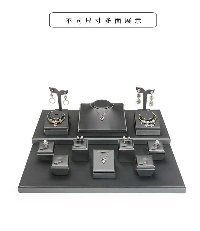 A015-(48-14)銀灰色拉絲平櫃展示道具-(旭躍)詳情