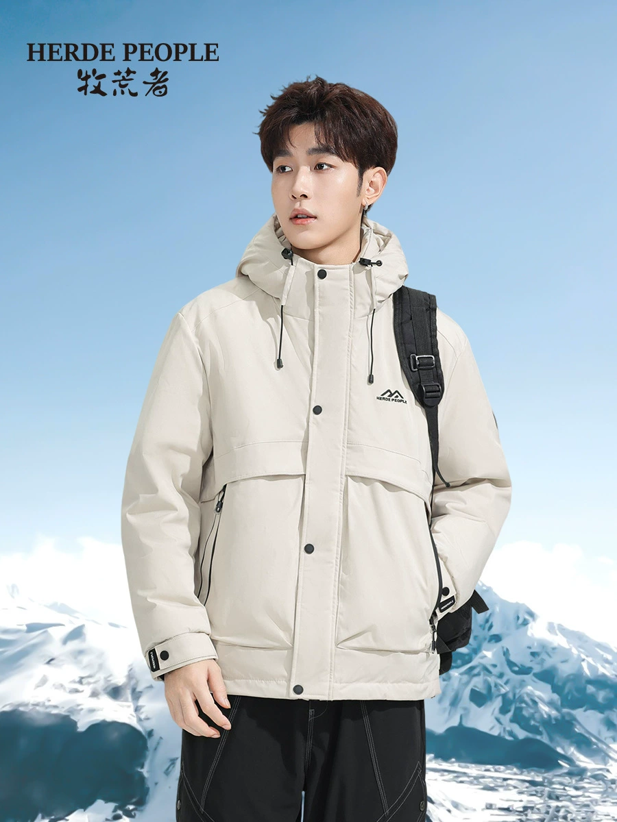 牧荒者 Winter keep warm windproof waterproof down jacket