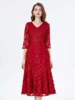 Летняя мини-юбка для мамы, свадебное платье, с коротким рукавом, plus size, с вышивкой, оптом