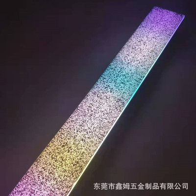 10 Annual all stainless steel DMX512 Colorful Marble Park Scenery ground Arc-shaped Brick Light