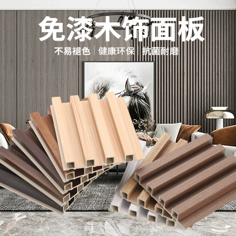 160 неокрашенная деревянная отделка бамбуковая угольная решетка фоновая стена внешняя торговля экспорт WPC пряжка сетка облицовка деревянная отделка