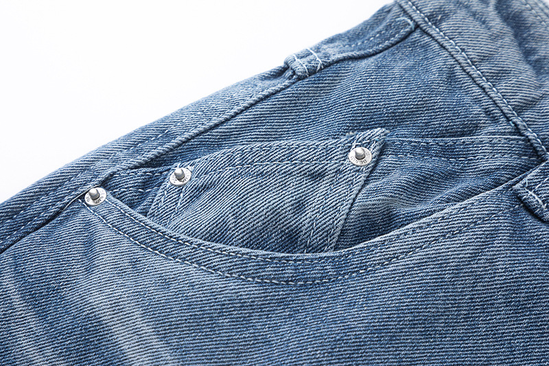 Men's Jeans High Quality Three Dimensional Split Design Trousers_voghion.com