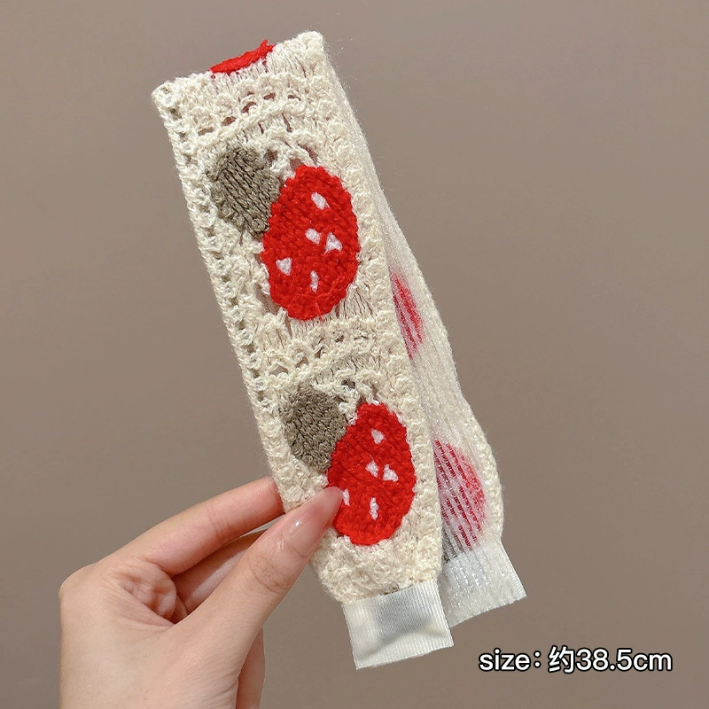 Вязаный детский ободок на запах Velcro?