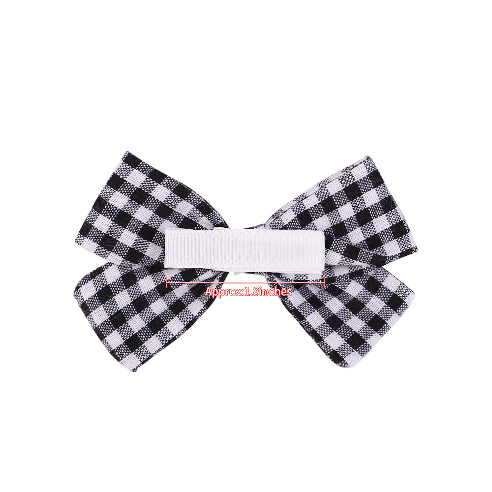 Nihaojewelry Simple Style Bow Fabric Children's Hairpin Set Accessories Wholesale display picture 4