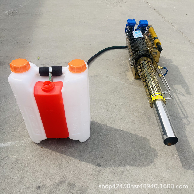 手持式农用大棚杀虫汽油喷药机车间工厂防疫消毒机脉冲式烟雾机
