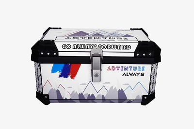Motorcycle trunk — Electric Vehicle Trunk - mt65-black-banker