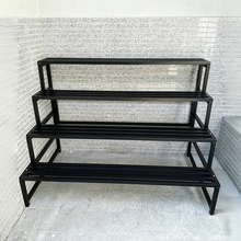 花架置物架阳台可移动客厅落地式铁艺阶梯式多层植物多肉花盆托架