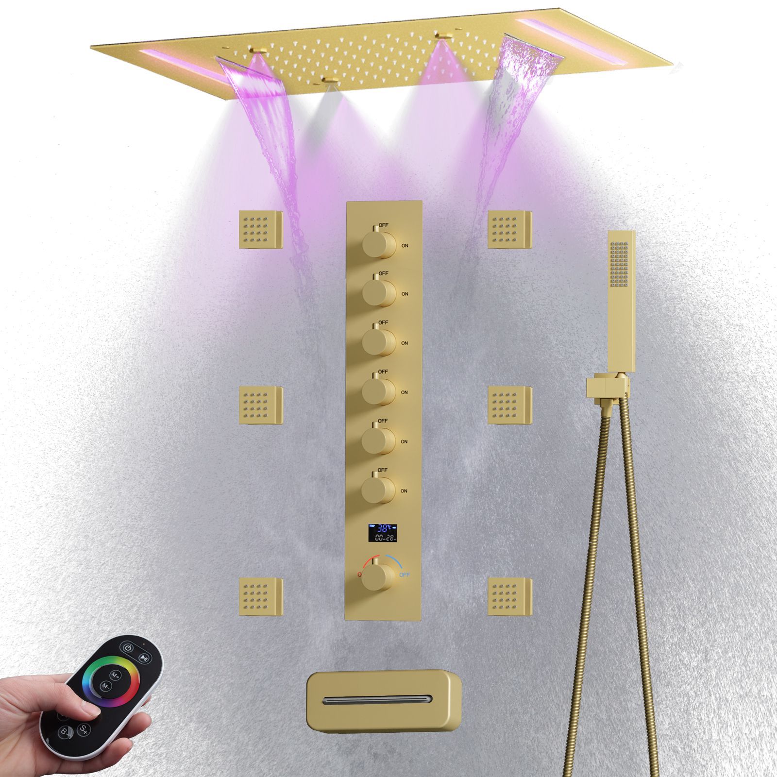 Oro dibujado (display digital caliente y frío)