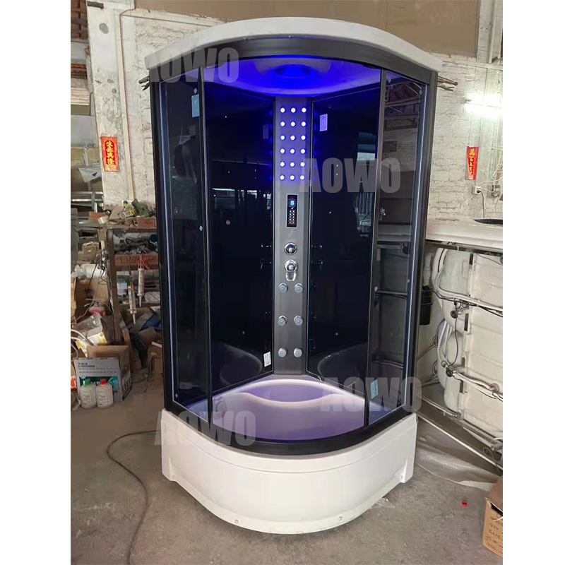 Baño completo en forma de abanico ducha integrada en casa surf vapor con bañera Baño Cuarto de baño