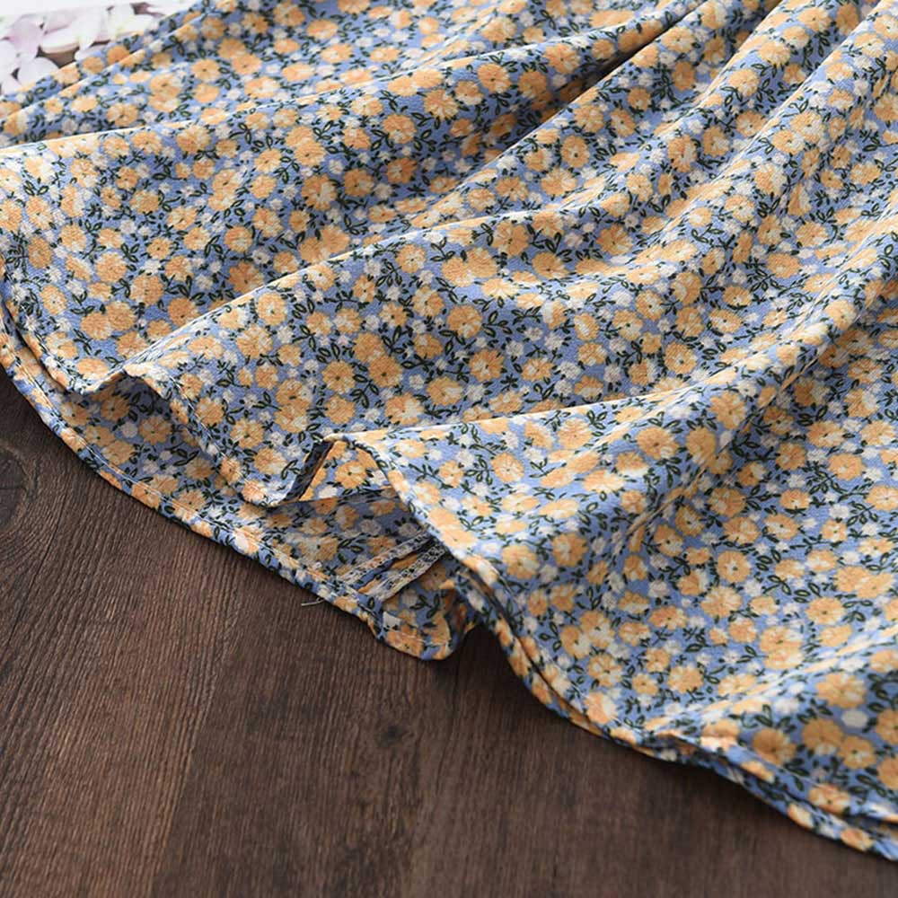 128g Weight Above Knee Dress Length Type Short Sleeve Sleeve Length Regular Dress Dresses Type Puff Sleeve Sleeve Type Cotton Blend Fabric Type Mid Waist Waist Line Toddler(3-6Years) Age Group Daily Occasion Round Neck Neckline Regular Fit Fit Type Flower Pattern Summer Season Girl'S Gender Printing Design Cute Style Cute Flower Printing Cotton Blend Girls Dresses