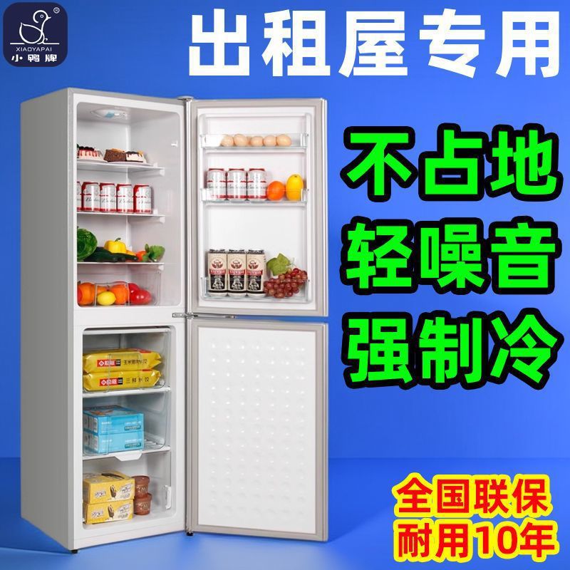 小鸭大冰箱家用宿舍出租房冷冻冷藏双开门电冰箱省电2/3人用其他