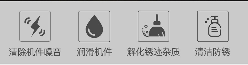 Deli Rust Remover Metal Quick Cleaning Agent Screw Loose Rust Prevention Lubricating Oil Bolt Rust Remover DL-GS500