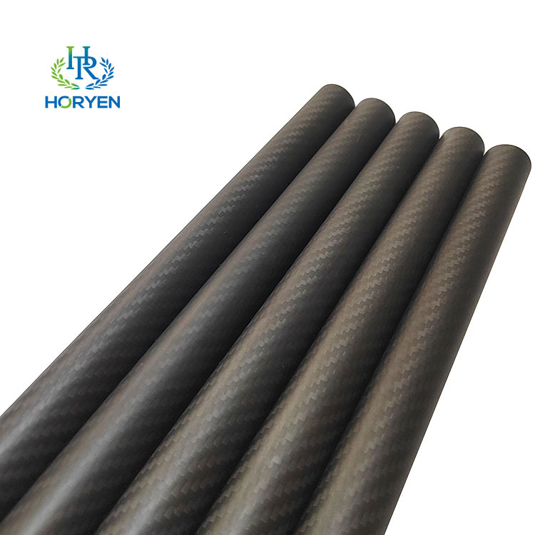 工厂专业定制高精度热卖高强度圆形碳纤维管