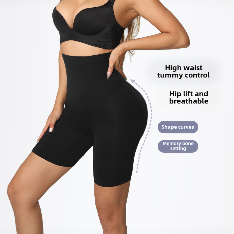 Pantaloni modellanti per la pancia con sollevamento fianchi a vita alta, leggings di sicurezza per modellare la vita da donna, boxer, biancheria intima modellante post-parto_voghion.com