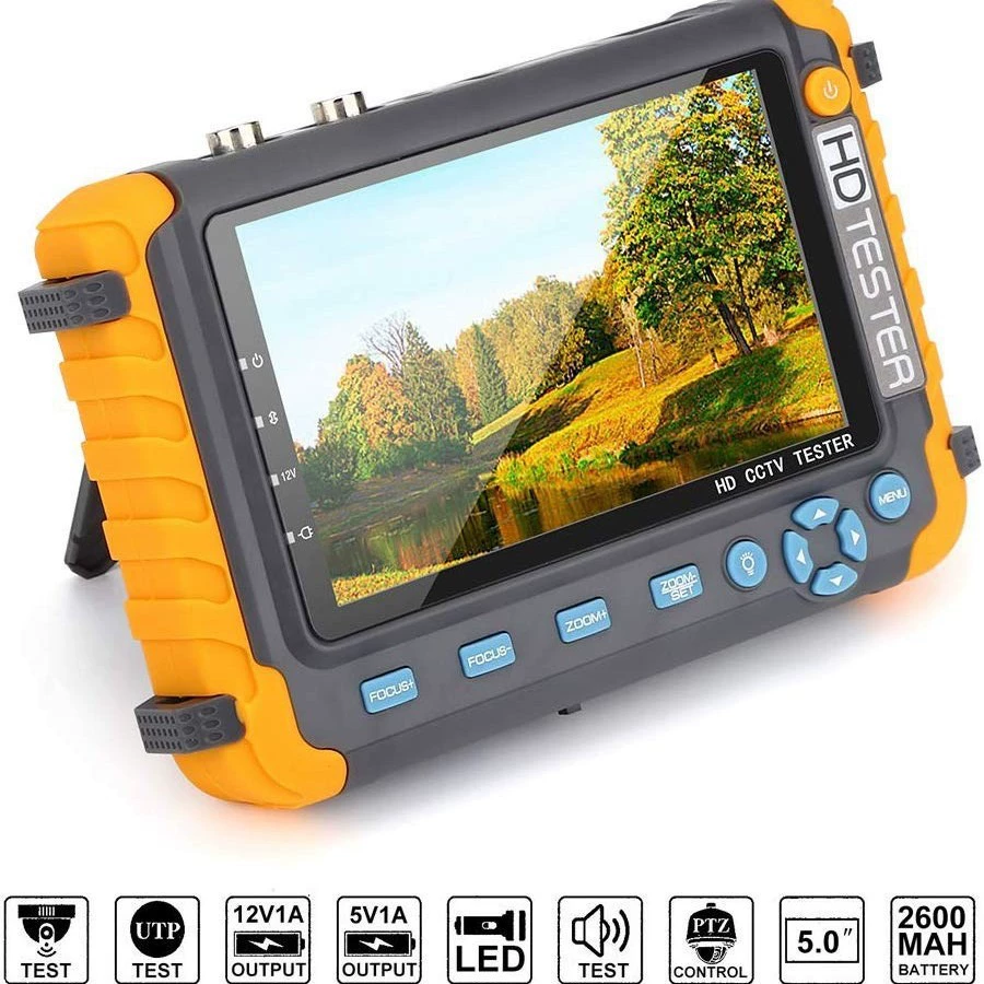 5-дюймовый инженерный Treasure HD Коаксиальная Камера видеонаблюдения Тестер
