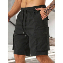 L 19212 Multi-pocket cargo men's shorts ��ڴ���װ�ж̿�