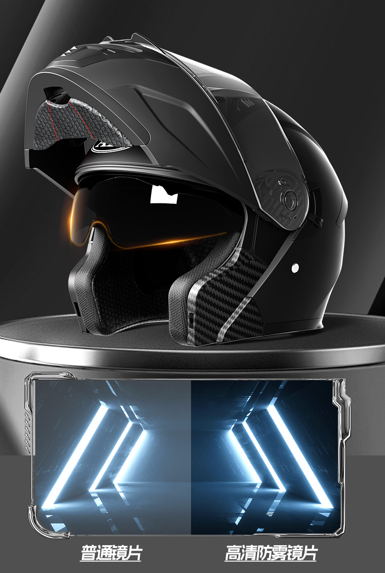 Electric Motorcycle Helmet 3C Certified Full Face