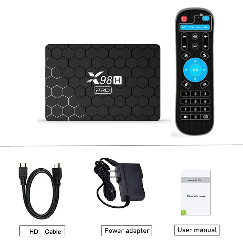 [X98H PRO H618 Android12 ТВ-бокс с Bluetooth WIFI6 4GB+64G телевизионная приставка]