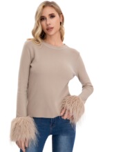R 70691 Fox Fur Wrist Sleeves ��ë�o������ �W���羳���R�d��